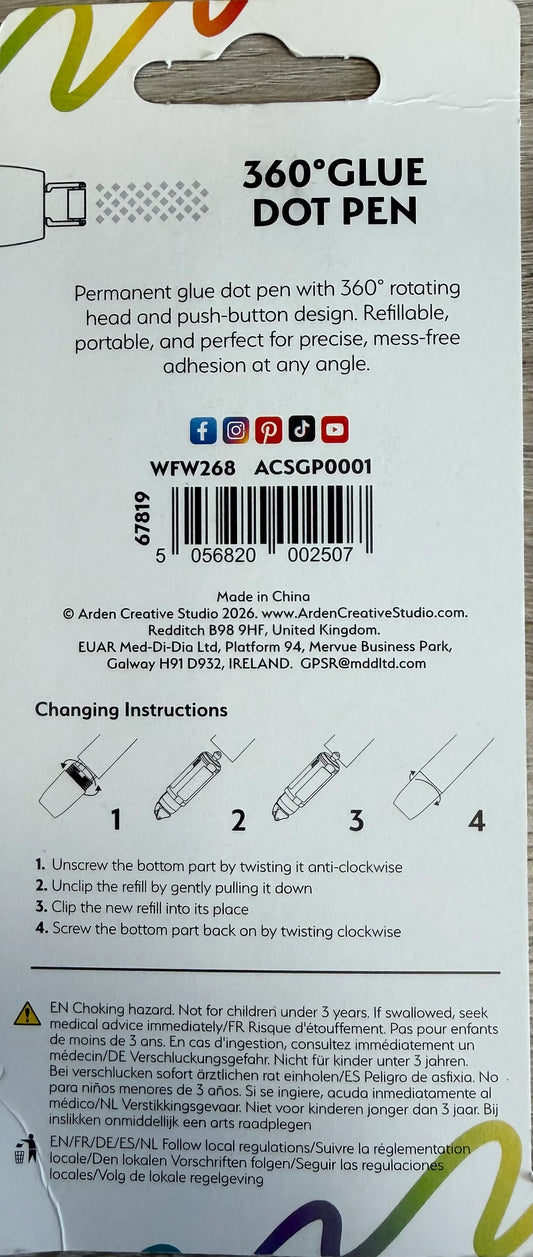 Arden Creative Studio - 360° Glue Dot Tape Pen image 2